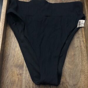 Aerie Black Bikini Bottoms